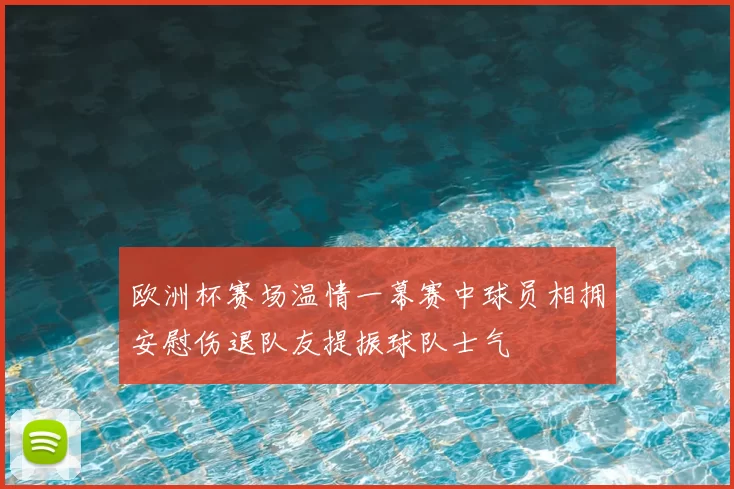 欧洲杯赛场温情一幕赛中球员相拥安慰伤退队友提振球队士气