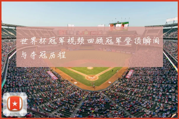 世界杯冠军视频回顾冠军登顶瞬间与夺冠历程